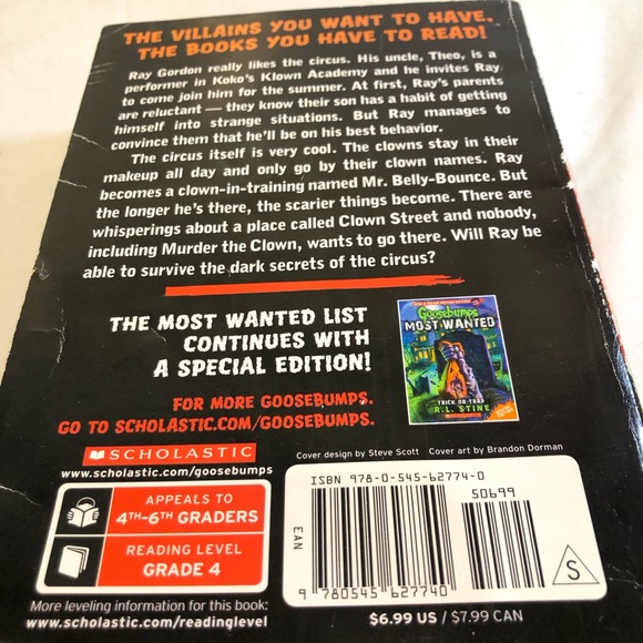 Goosebumps Most Wanted Books, set of 4 # 1,2,6,7 - Picture 5 of 12
